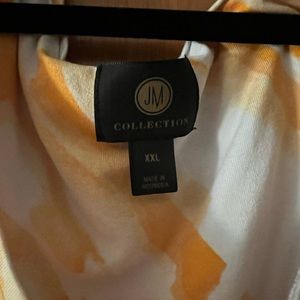 JM Collection Cold Shoulder Top